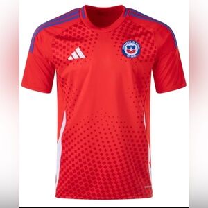 adidas 2024-25 Chile Stadium Home Football Jersey - Red - Men’s Medium - New